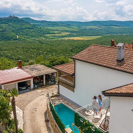 Holiday Home Belveder Motovun With Heated Pool Livade Exterior foto